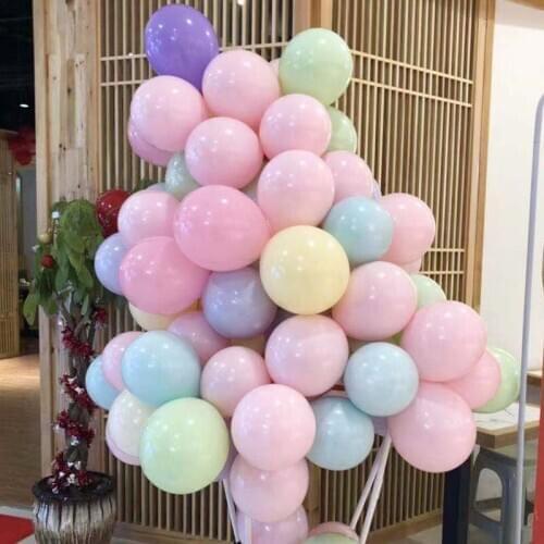 30pcs 10inch Macarons Color Pastel Candy Helium Latex Balloons for Party Wedding Birthday Child Toys