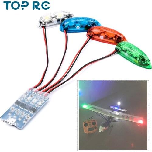 NWE ZMR Wireless Navigation Light III 1S rechargeable 4 modes LED lights for RC hobby fixed-wing Aircraft Ducted
