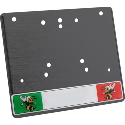 Black License Plate Holder Frame for Vespa Model GTS LX LXV Sprint Primavera 50 125 250 300 GTS 300ie S 50 Sprint 50