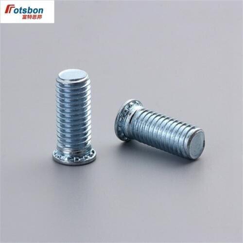 FH-024-16 Round Head Studs Self-clinching Blind Rivet Protruding Stud Clinch Pin Screw Platen Screws Sheet Metal PC PEM Standard