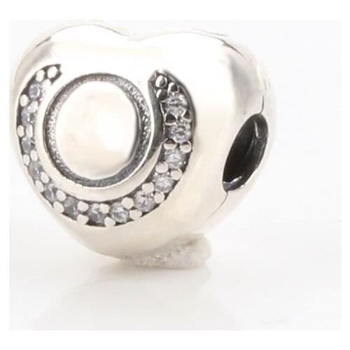 Bewill Authentic S925 Sterling Silver Classic Logo Positioning Buckle Diy Original Bracelet Fixing Clip