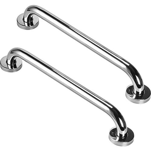 Hot Sale 2 Pack 12 Inch Shower Grab Bar, Stainless Steel Bathroom Grab Bar, Shower Handle, Bathroom Balance Bar, Safety Hand Rai