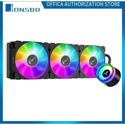 Jonsbo TW4-360 PRO All-In-One CPU Water Cooling Radiator 4PIN PWM Intelligent Speed Regulation 12CM LED Silent Fan For INTEL/AMD