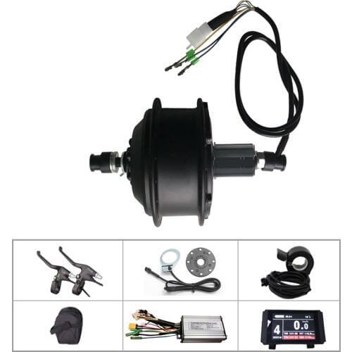 Electric bike Conversion Kit 36V 500W e-bike Kit front or Rear Hub Brushless gear motor LCD