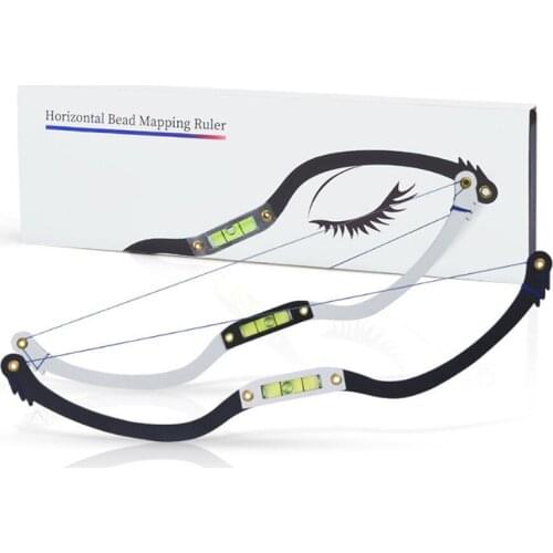 Eyebrow Ruler Microblading Mapping Rope Pre Ink Tattoo Design eyebrow threading line marker ruler design auxiliary tool