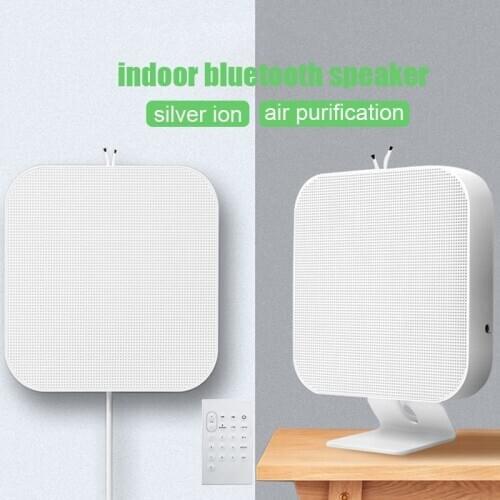 Wall Mount Desk Wired Bluetooth Speaker Build-in Micphone Remote Control TF Home Shop Outdoor Sync HIFI Speaker Subwoofer Column