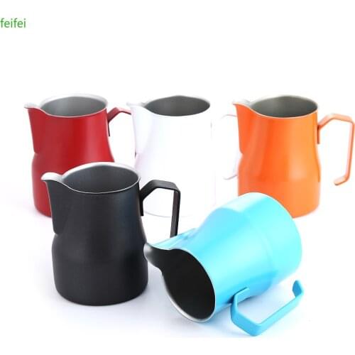 Realand 500ml Thick 18/8 Stainless Steel Italian Espresso Latte Art Milk Frothing Pitcher Steaming Jug Foam Container