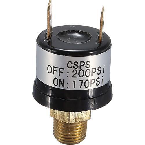 Train Horn Compressor Air Pressure Switch 12V 170PSI~200PSI High Performance