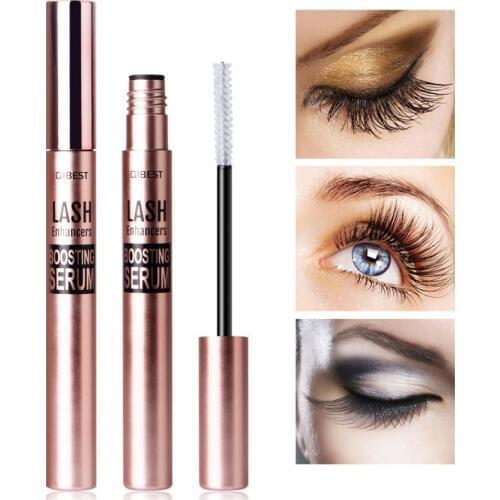 QIBEST Eyelash Enhancer Eyelash Serum Eyelash Growth Serum Treatment Natural Eye Lashes Mascara Lengthening Longer