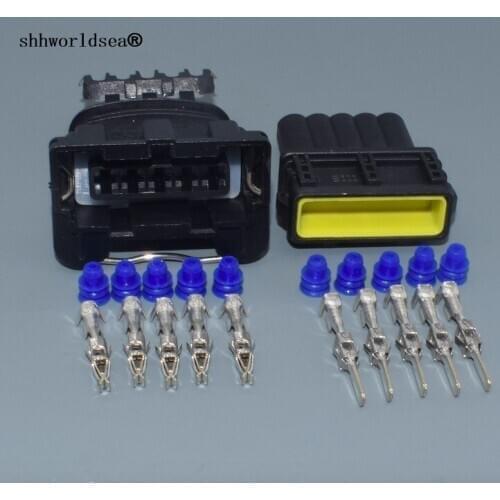 Shhworldsea 5 Pin 5 Way 3.5mm Sealed Female And Male Junior Power Timer JPT Connector Plug 282193-1