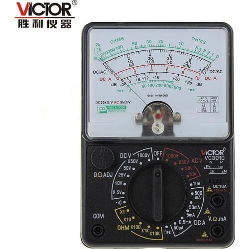 Victor VC3010 genuine pointer universal multimeter high precision mechanical universal multimeter