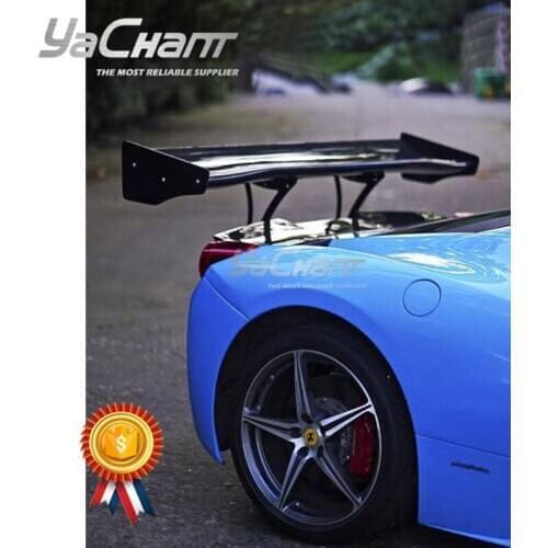 Car-Styling Carbon Fiber Rear Spoiler Fit For 2010-2014 F458 Italia SVR Style GT-Wing Spoiler