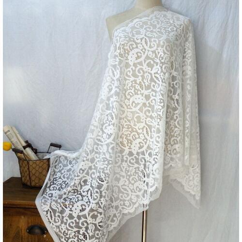 1pcs/lot 70cm*1.5meter long Good Quality Eyelash Lace Trim Mesh Lace Veil Splicing and Lengthening Accessories X547