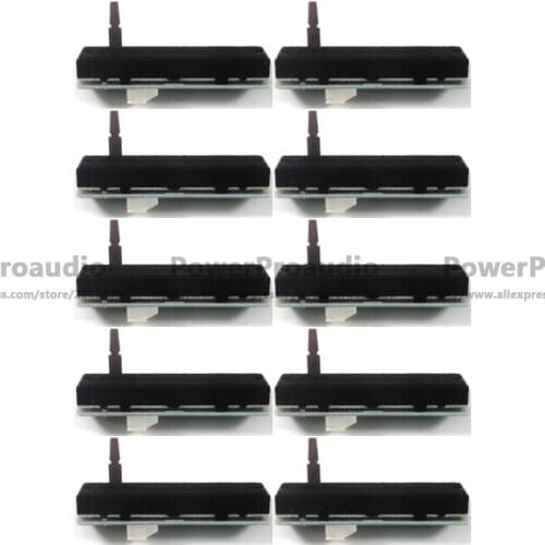 10 PCS ORIGINAL Cross Fader Assembly for Pioneer DDJ SR SX DJM 250 704-DJM250-A032 with PCB Handle height 20mm