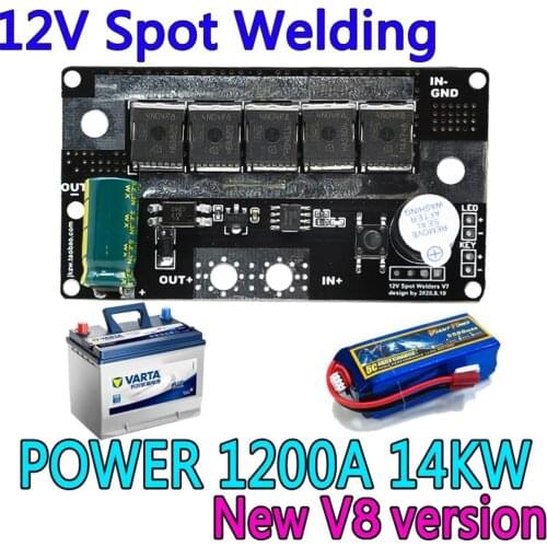 18650/26650/32650 DIY Portable 12V Battery Storage Spot Welding Machine PCB Circuit Board Welding Equipment Spot Welders Pen