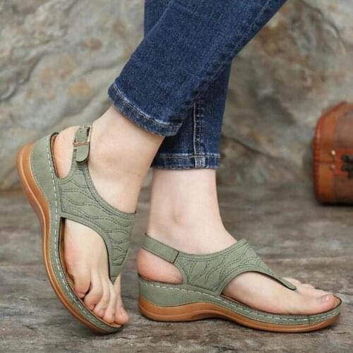 2021 Summer New Style Womens Shoes Sandals flip flops European American Style Large Size Sandals 35-43 Hot Sale Womens Sandal
