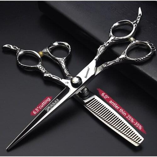 New Professional Hairdressing Scissors Genuine Hair Salon Special Flat Scissors Thinning Scissors Barber Scissors Set