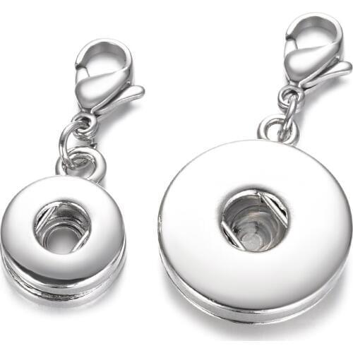 20pcs/lot Ginger Snap button Accessories 18mm snap & 12mm snap with Stainless Steel Clasp NN-685