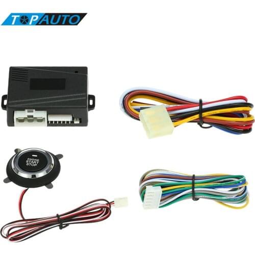 Car Alarm System Engine Starline Push Button Start Stop Auto Ignition Remote Starter Keyless Entry Locking with Remote Control