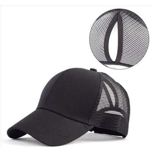 Hirigin New Men/Women Casual Baseball Cap Classic Cotton Mesh Headgear Adjustable Breathable Hollow Solid Hat