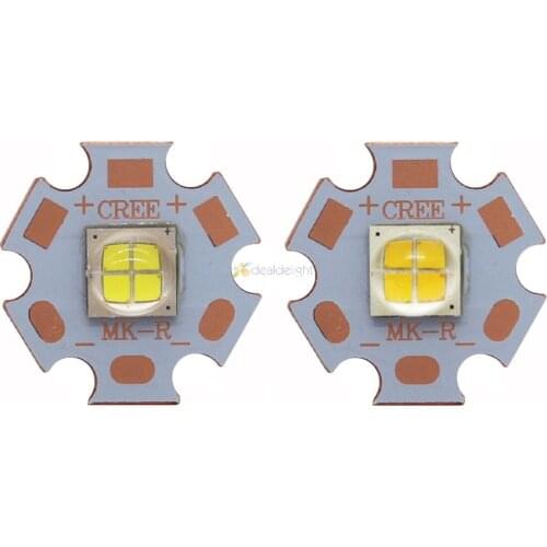 Cree MKR MK-R LED Emitter 15W 6V 12V White Warm white Flashlight Torch LED Emitter Light 1769LM On 20MM Copper PCB