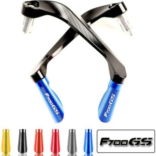 For BMW F700GS 2001-2021 Lever Guards Real CNC Aluminum Alloy Hand Guard Motorcycle Brake Protector Rope Handlebar Accessories