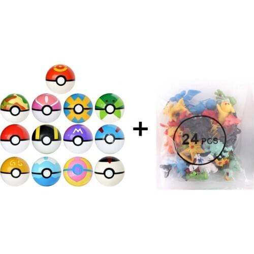High quality Pokemones Figure Mini figures PokeBall charizard Model Toy Brinquedos Collection Anime Kids Doll