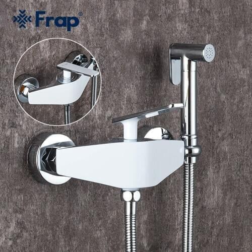 Frap New Arrival Bidet Faucets Wall Mounted Bathroom Shower Tap Bidet Toilet Sprayer Bidet toilet Washer Mixer Faucet F2058