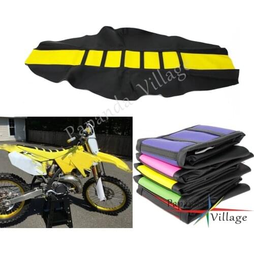 Motocross Racing Ribbed Traction Seat Cover for Suzuki DR650 DRZ RM RMZ RM-Z 650 125 250 450 TE TX TC Kawasaki Yamaha Honda