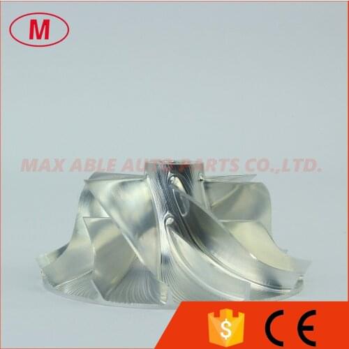 GT14 433287-0004 32.90/44.00mm 6+6 blades turbo milling /aluminum 2618/billet compressor wheel for 454064-0001/02/454065-0002