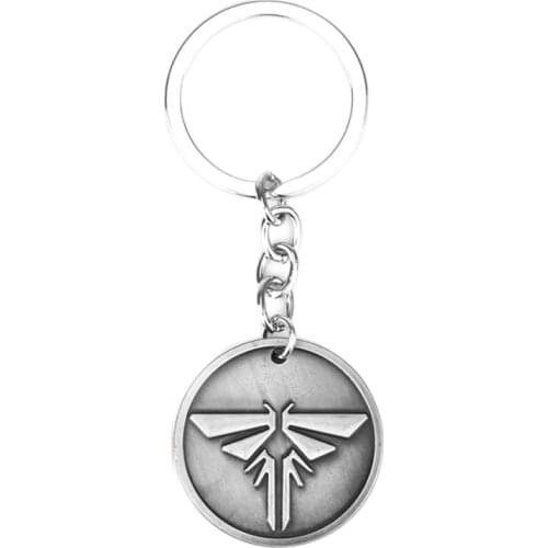 Game Jewelry The Last Of Us Keychain Vintage Ancient Pendant Key Chain Keyring For Fans Gifts