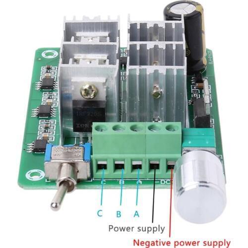 BLDC Three-Phase Sensorless Brushless Motor Speed Controller Explosive Fan Drive DC 5-36V -hol