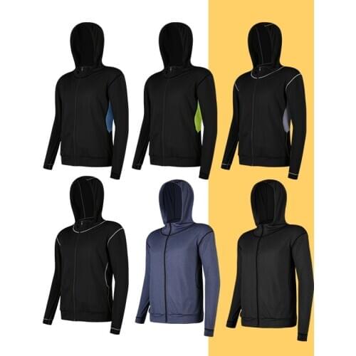 Hooded Caps Running Jackets Cycling Windbreaker Coat Bike Sports Jackets Jogging Spring/Autumn Coat Outdoor Clothes