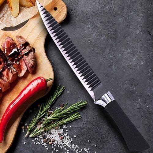 Kitchen Knife Set Stainless Steel Cutlery Knives Fruit Scissors Pizza Knife and Peeler 6pcs/set