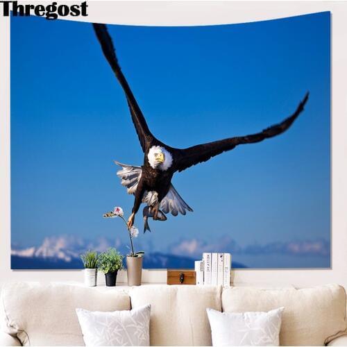 Wall Carpet Home Decor Hanging Living Printing Wall Tapestry Eagle Printed Woven Wall Hanging Modern Sheets Large Size