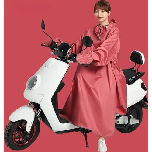 New Hooded Rain Poncho Electrombile Waterproof Windbreaker Women Raincoat Men Rain Clothes Covers Rain Coats Motorcycle Rainwear