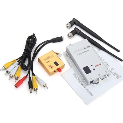 Partom FPV 1.2G 1.3G 8CH 800mw Wireless AV Transmitter And Receiver For FPV RC