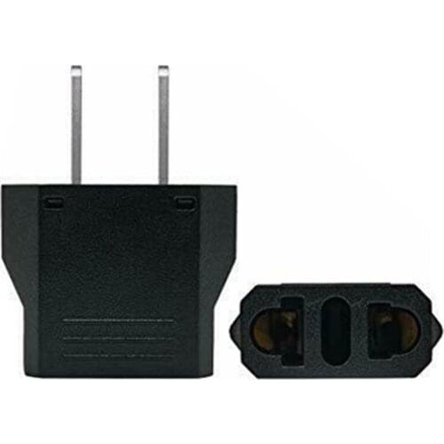 European To American Outlet Plug Adapter Electrical Travel Power Tool Converter High Quality Fireproof PC Shell Safety Durable