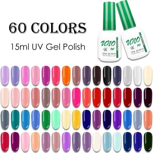 12ml Semi-permanent Gel Nail Polish 60 Colors UV Led Gellak Manicure Varnish Hybrid Gel Paint for Nails High Quality Gellac New