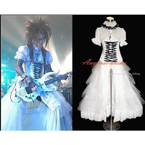 Visual J-rock Outfit Dress Gothic Punk Outfit Dress Cosplay Costume Tailor-made[G351]