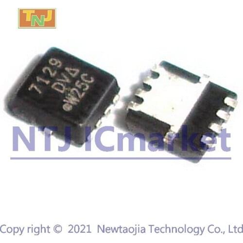 10 PCS SI7129DN-T1-GE3 DFN-33 SI7129DN SI7129 7129 P-Channel 30 V (D-S) MOSFET Transistor Chip IC