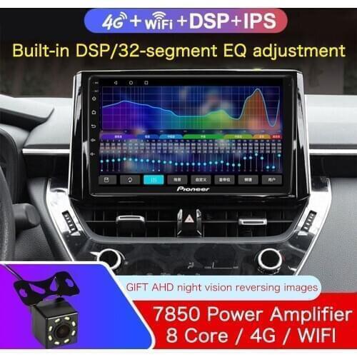 Original 9/10.1 Inch Pioneer Android Large Screen Car 360 Panoramic Logger GPS Navigation WiFi Bluetooth Multimedia Video Player