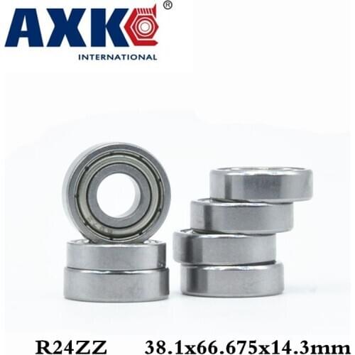Axk 1pcs R24zz Deep Groove Ball Bearing 38.1x66.675x14.3mm Inch Miniature Bearing Abec3