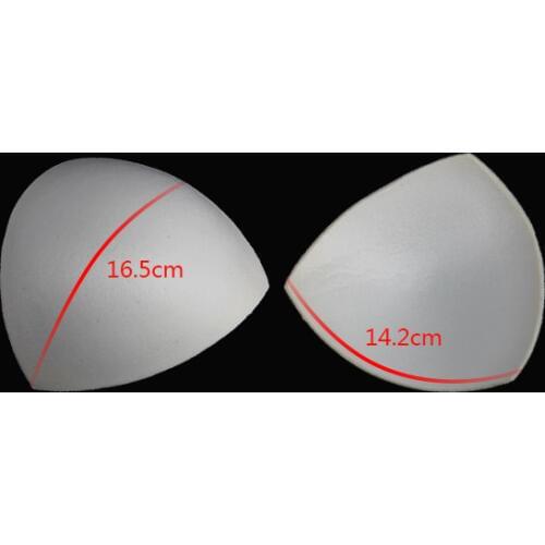 Off white Sponge Foam Bra Cup Pads Push Up Padding for Women Bikini Insert Bra Accessories 50pair/ WB82