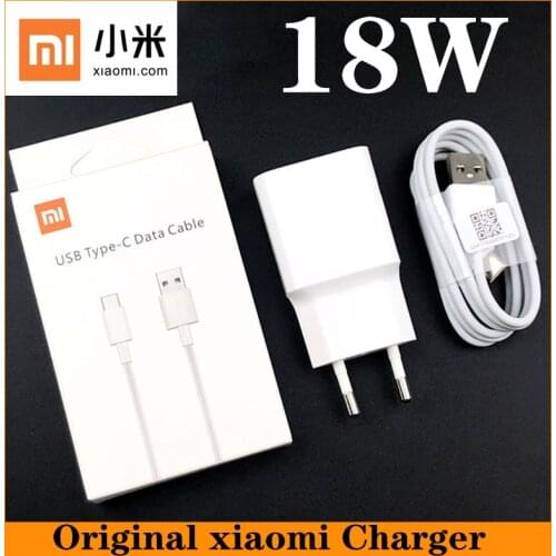 Xiaomi Redmi Note 8 Pro Fast Charger QC 3.0 Quick Charge Adapter Usb C Cable for Mi 8 9 se 9t pro Max 3 A3 Redmi Note 7 8 9 Pro