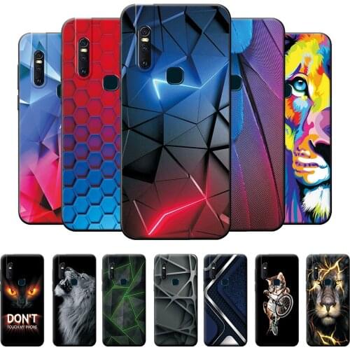Case For Vivo S1 Case Back Cover For Vivo S1 S 1 Vivo S1 Phone Case 6.38 inch 2019 For Vivo S1 1907 Case Silicone TPU Bumper