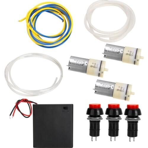 DC 6V 9V Mini Air Pump Motor Dispenser Fountain Drink Machine Parts For DIY Air Pump with Red Swithes For Practical Home Tools