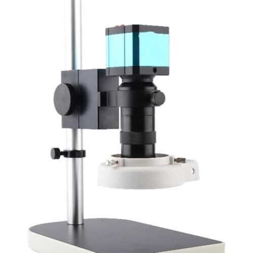 HDMI USB Industrial Electronic Digital Video Microscope Camera 180X 300X C Mount Lens For Lab Phone PCB Soldering