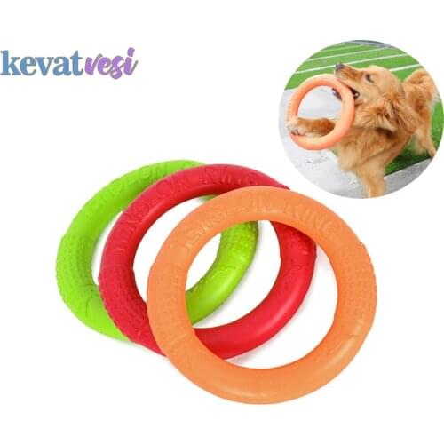 Dog Toys Pet Flying Discs Toys Funny Training Ring for Dogs Floating Toy Resistant Bite Outdoor Interactive Pet Supplies