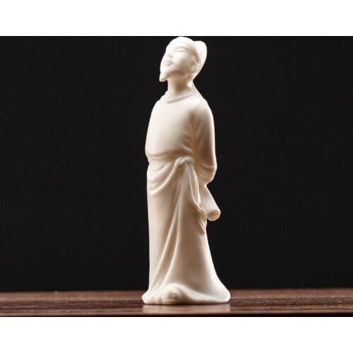 Ceramic Whitewarei Ceramic Small Number Decoration Home Study Desktop Decoration Tea Decoration Kung Fu Tea Pet Tea Decoration